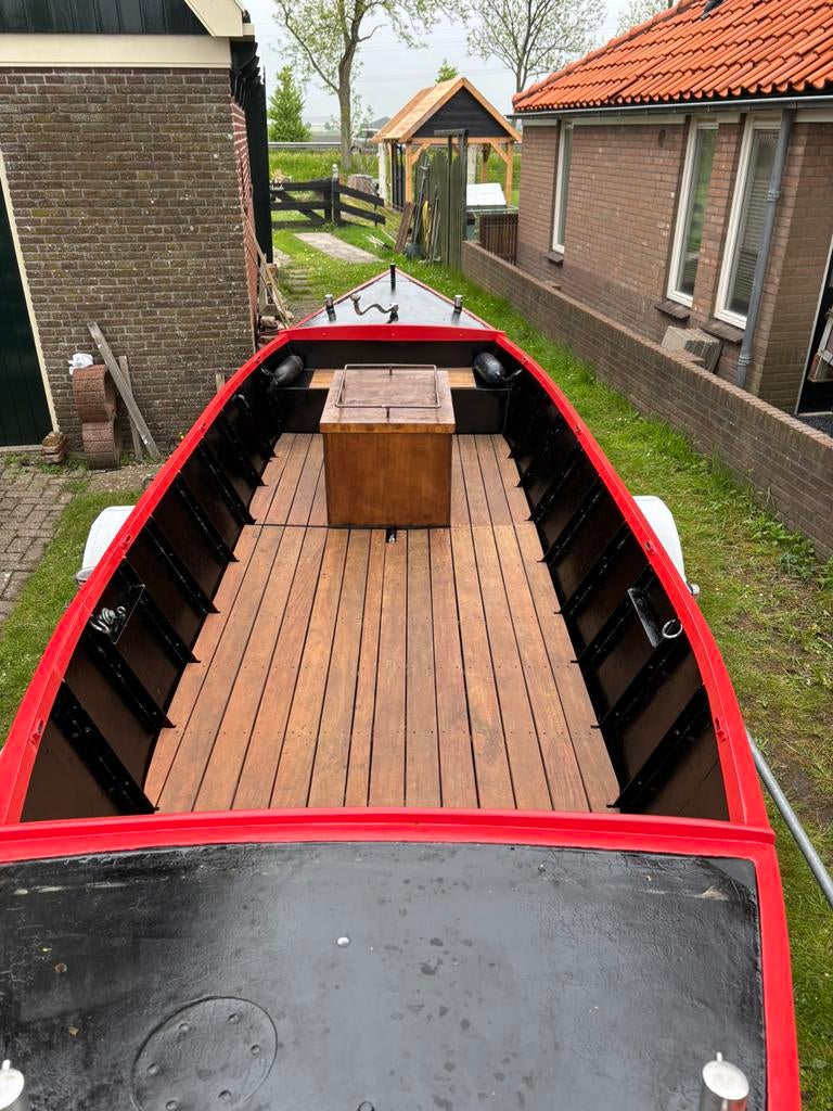 Stalen boot/ koolvlet/  Puntertje met Faryman dieselmotor, Ophalen, Gebruikt, Binnenboordmotor, 6 meter of meer