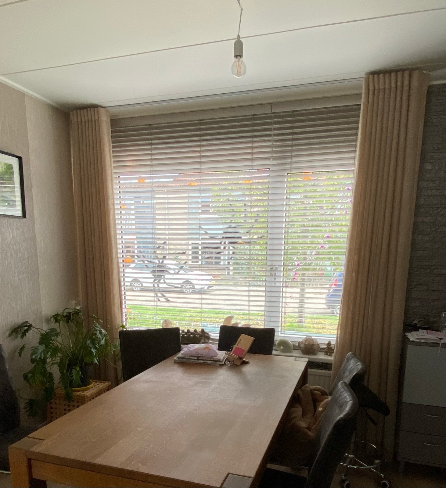 Wavegordijn Boyd Oatmeal - 2x 260x254 cm, Ophalen, Beige, Karwei, Zo goed als nieuw