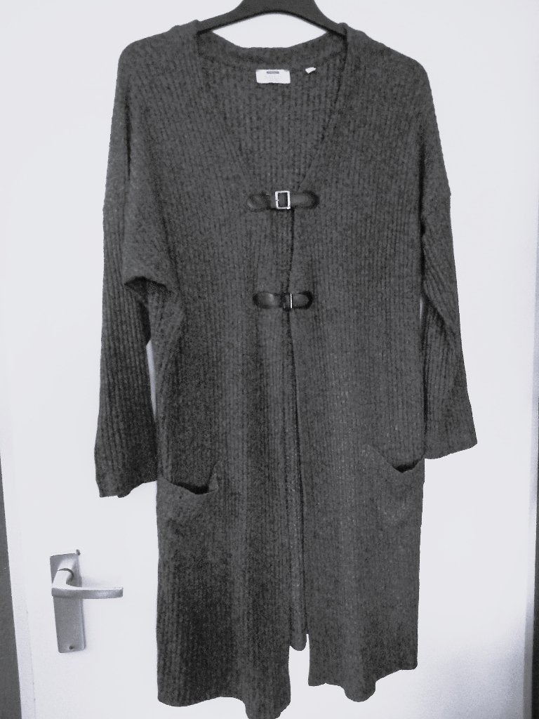 vest lang model maat 48/50 XL donker grijs  merk Ringella, Kleding | Dames, Trui of Vest, Nieuw, Ophalen of Verzenden, Ringella