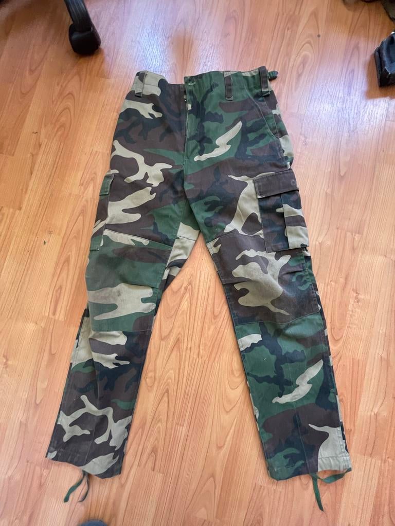 Camo broek maat S, Ophalen of Verzenden, Gedragen, Maat 46 (S) of kleiner, Groen