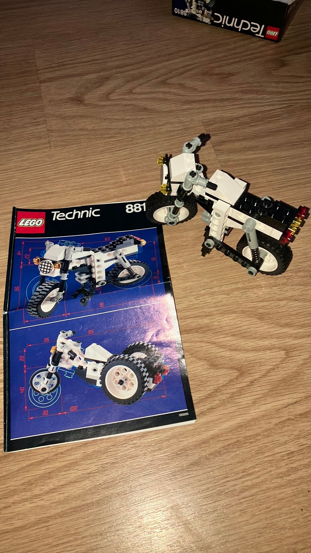 Technic Lego 8810 motor, Kinderen en Baby's, Speelgoed | Duplo en Lego, Gebruikt, Lego, Ophalen of Verzenden, Complete set