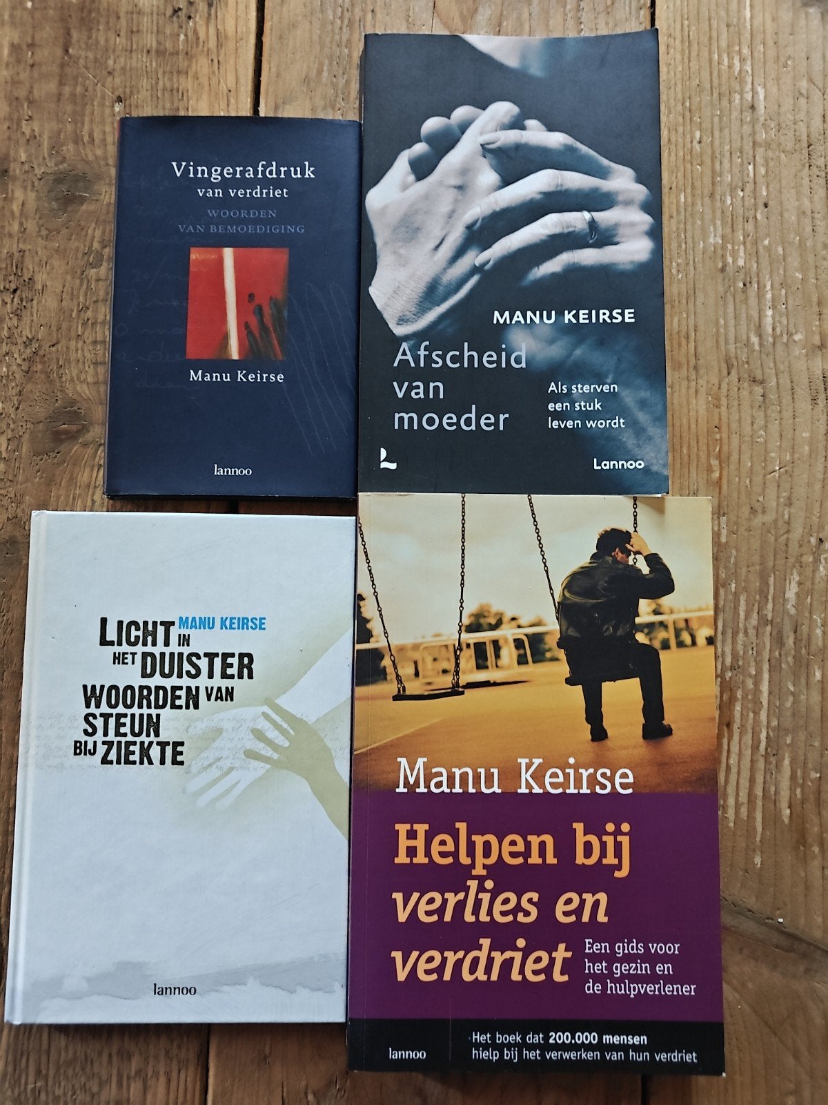4 Boeken van Manu Keirse., Ophalen of Verzenden