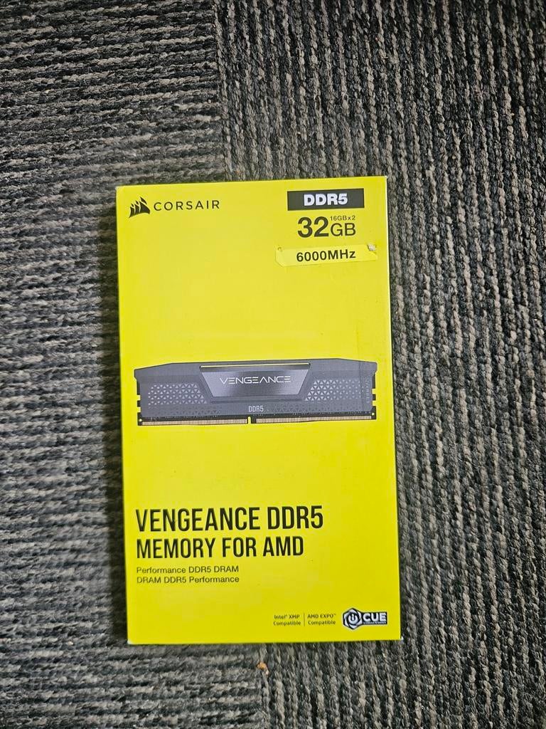 Corsair Vengeance DDR5 RAM 32GB (2x16GB) 6000MHz voor AMD, Ophalen, 32 GB, Nieuw, Desktop