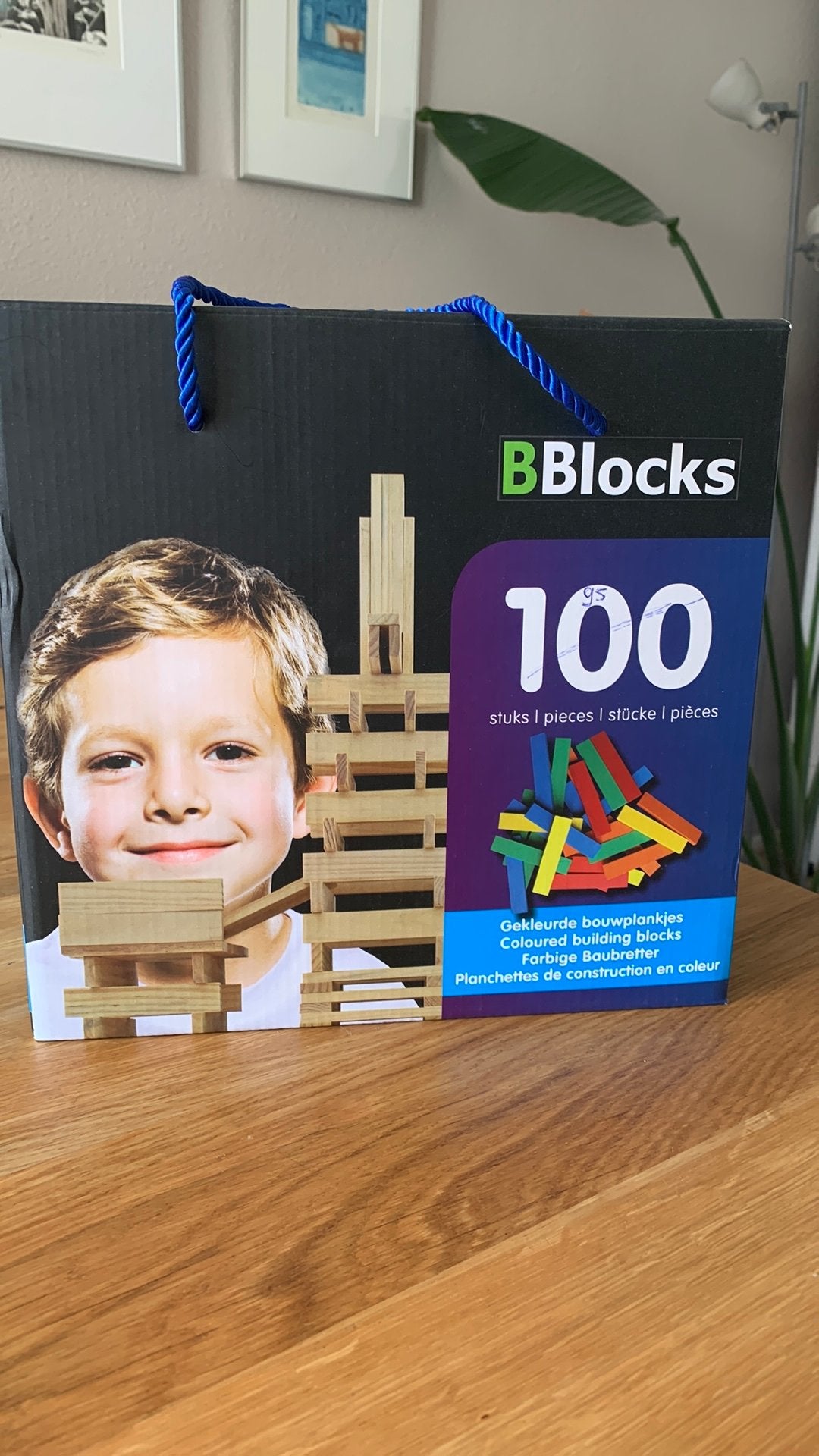 BBlocks “Kapla” bouwblokjes gekleurd 99 stuks als nieuw, Ophalen of Verzenden, Zo goed als nieuw