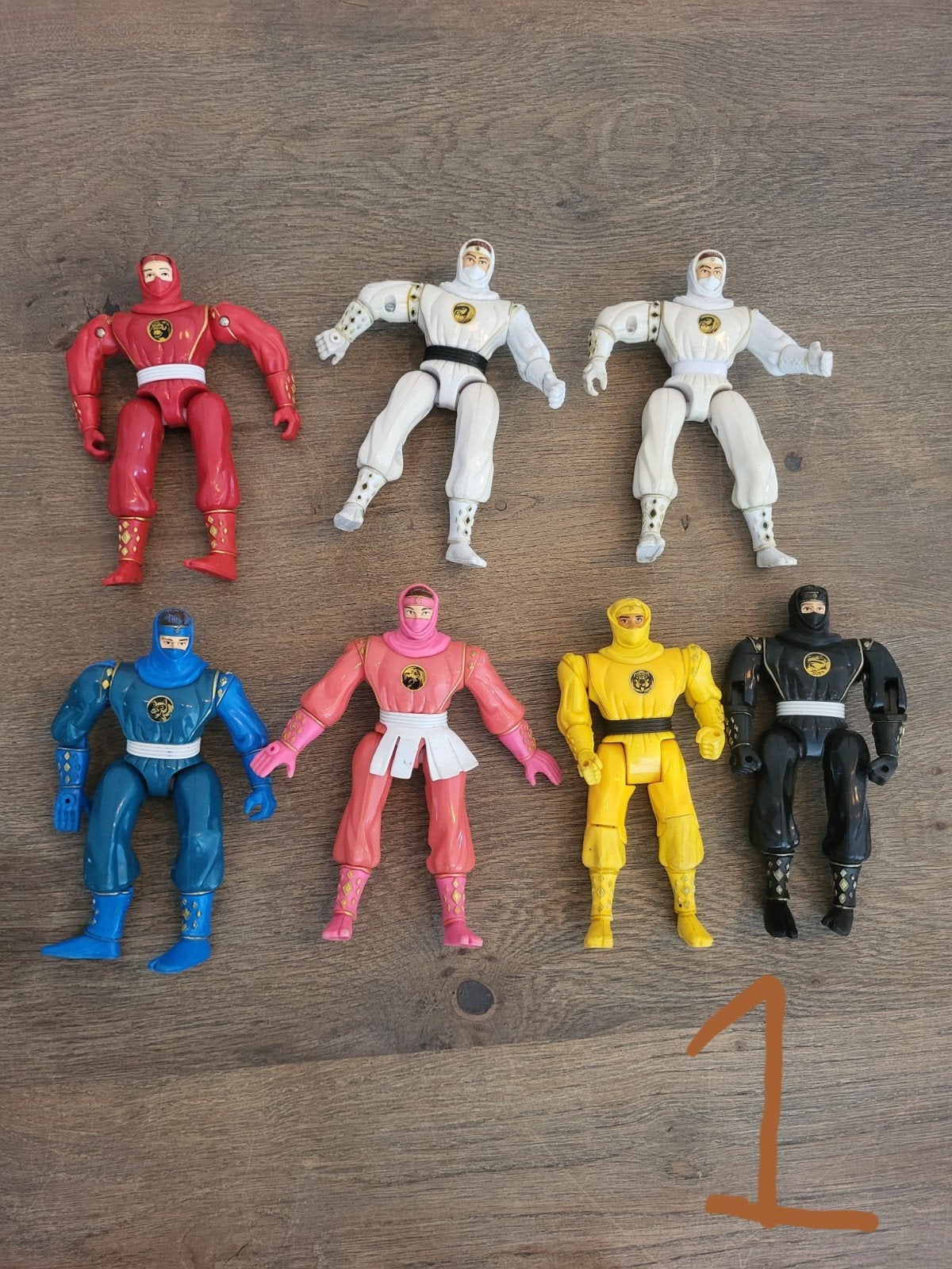 Vintage mighty morphin power rangers, Ophalen of Verzenden