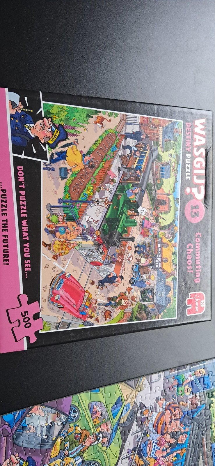 WASGIJ? 13 Commuting Chaos! Legpuzzel 500 stukjes, Ophalen of Verzenden, Minder dan 500 stukjes, Zo goed als nieuw, Legpuzzel