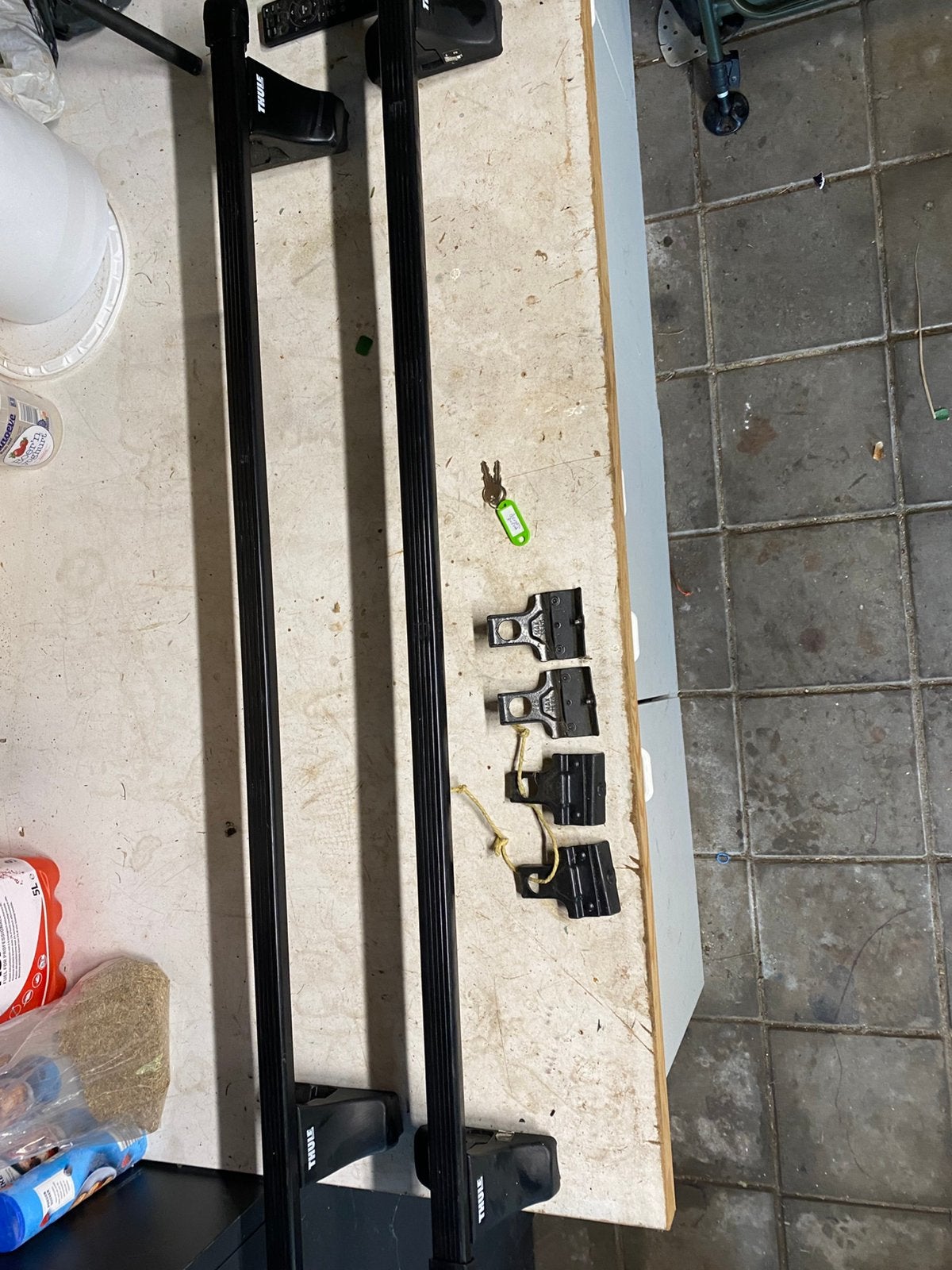 Thule dakdraagers, Auto diversen, Ophalen, Gebruikt