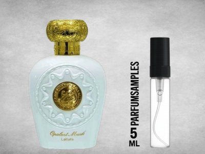 Lattafa Opulent Musk 5ml sample, Sieraden, Tassen en Uiterlijk, Uiterlijk | Parfum, Verzenden, Nieuw