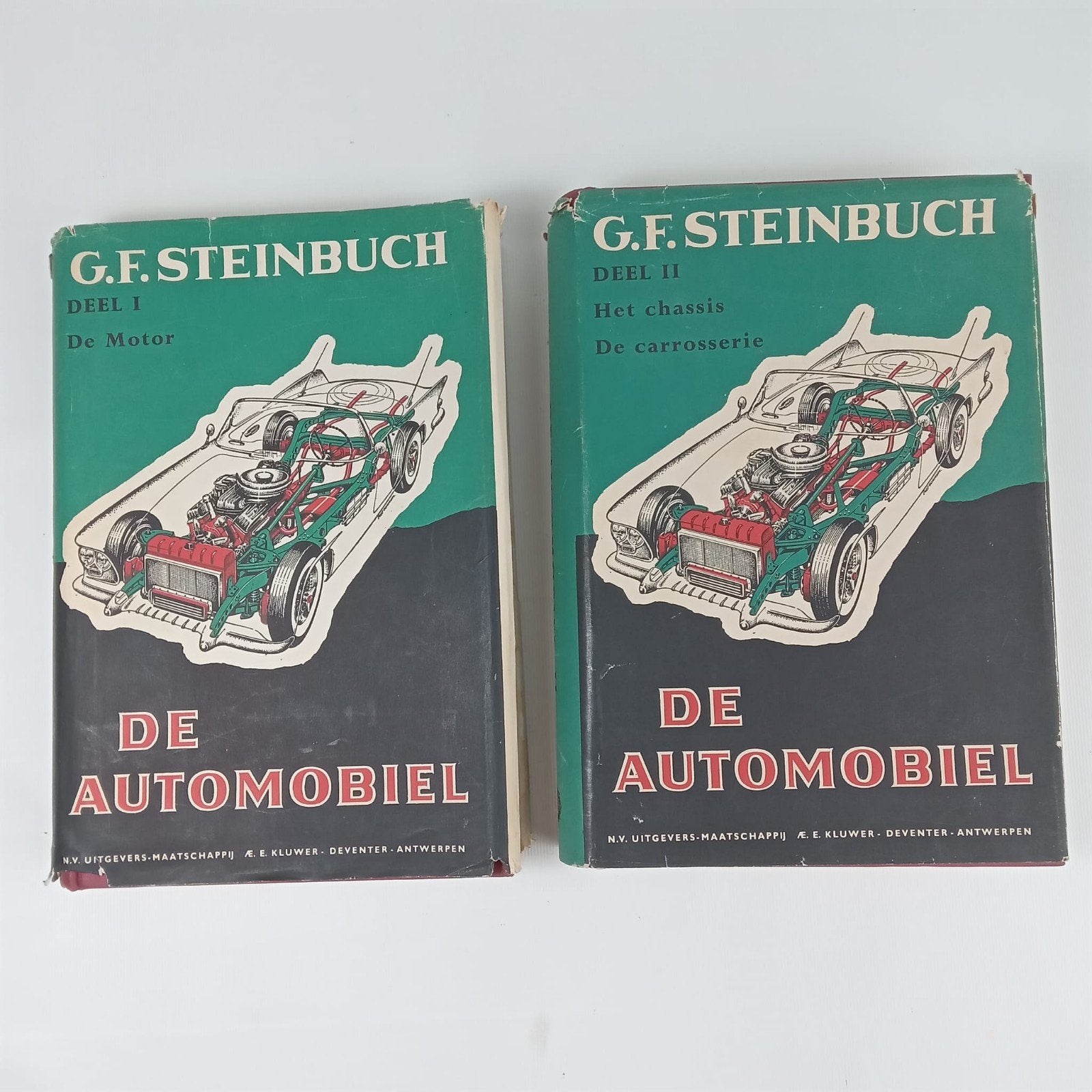 G.F. Steinbuch - De Automobiel (Deel I & II), Ophalen of Verzenden, Gelezen, Algemeen, G.F. Steinbuch