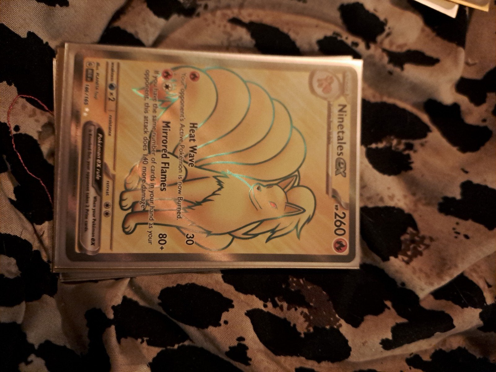 Ninetales GX Pokémon kaart - Foil -, Ophalen of Verzenden, Zo goed als nieuw, Losse kaart, Foil