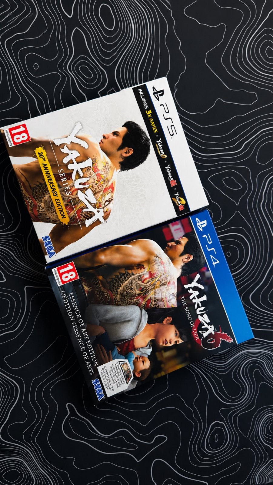 Yakuza 20th Anniversary Edition (PS5) & Yakuza 6 (PS4), Vanaf 18 jaar, 1 speler, Ophalen of Verzenden, Zo goed als nieuw