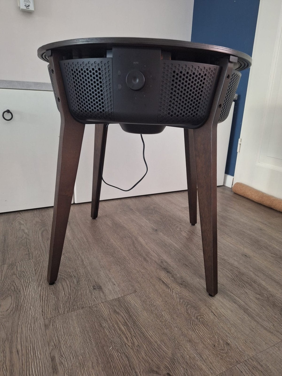 Bijzetttafel met luchtreinigingsfunctie IKEA STARKVIND, Rond, 55 tot 75 cm, Zo goed als nieuw, Hout