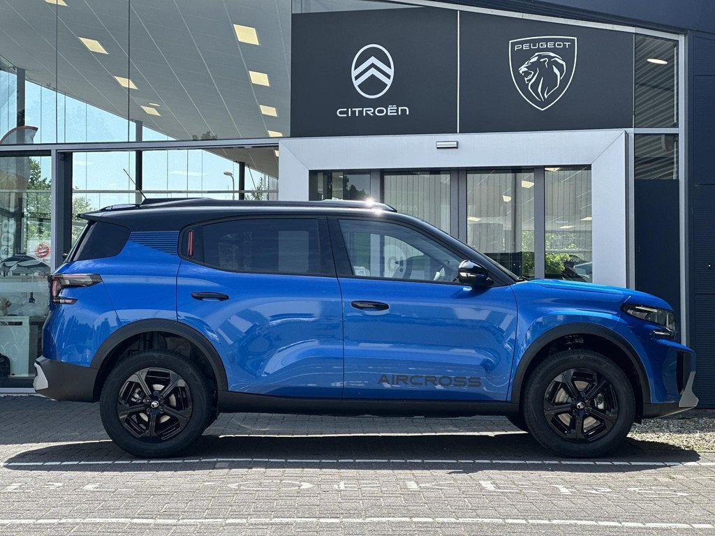 Citroen C3 Aircross 1.2 Hybrid 145pk Collection | Climate Co, Auto's, Citroën, 145 pk, Euro 6, 1199 cc, Blauw