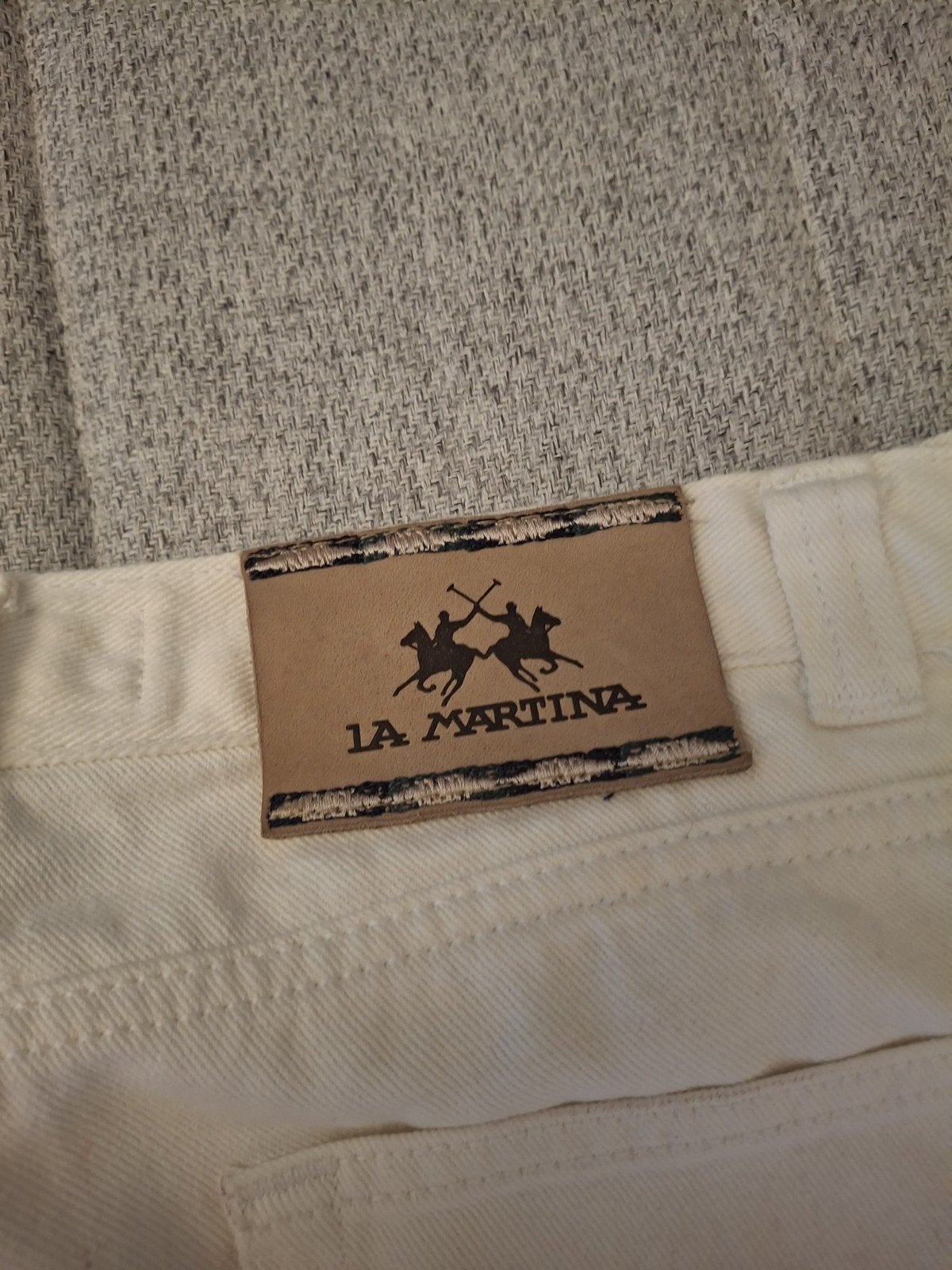 La Martina Jeans - Crème/Wit - W33-W34, Wit, Ophalen of Verzenden, W33 - W34 (confectie 48/50), Gedragen