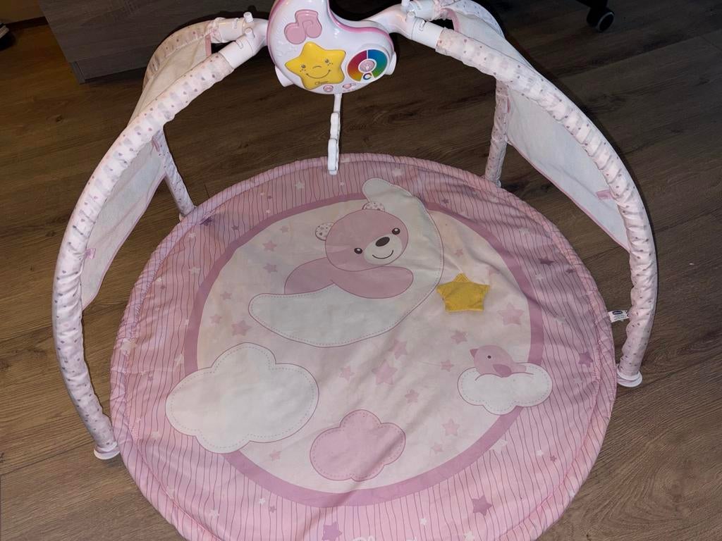 Chicco Speelkleed met Babygym - Roze, Ophalen of Verzenden, Zo goed als nieuw, Speelkleed, Met licht