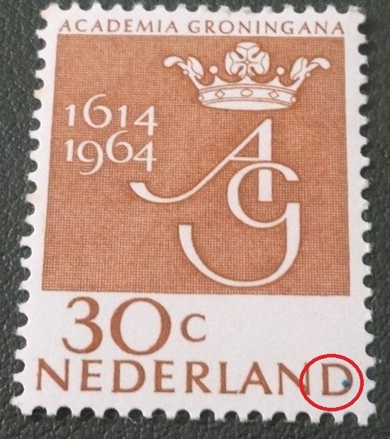 Universiteit Groningen - 817 - 1964 - afwijking - PNe01-15, Verzenden, Na 1940, Postfris