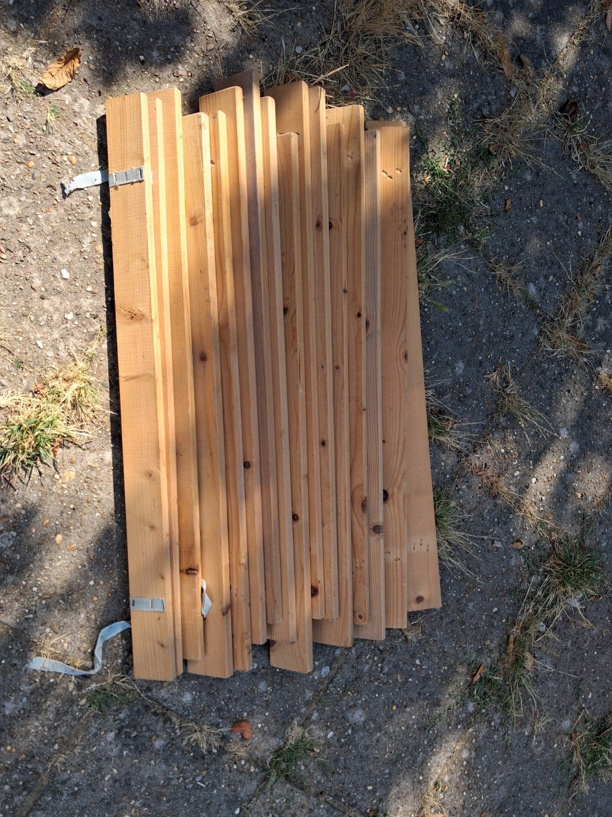 16 bedbodem planken 80 breed, Ophalen, Gebruikt, 90 cm, Eenpersoons