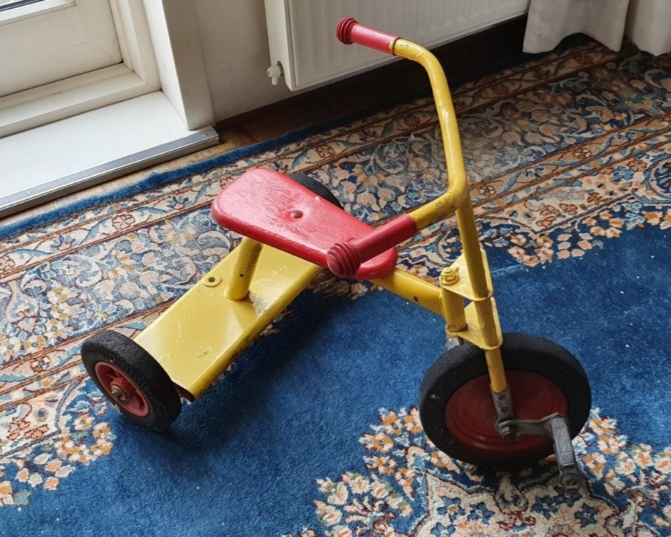 Nostalgische driewieler Jaren 50, Ophalen, Gebruikt