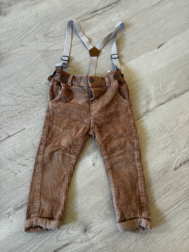 Lange rib broeken beige merk FlinQ maat 86 en 92, Kinderen en Baby's, Ophalen of Verzenden, Zo goed als nieuw, Jongetje, Broekje