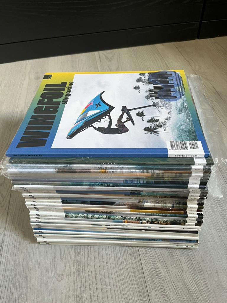 Kitemagazines Acces (verschillende complete jaargangen), Watersport en Boten, Geen board, Ophalen of Verzenden, Zo goed als nieuw