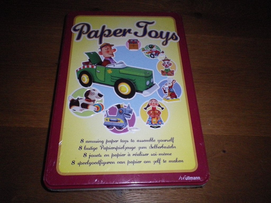 Paper Toys geseald in blik, Ophalen, Nieuw, H F Ullman