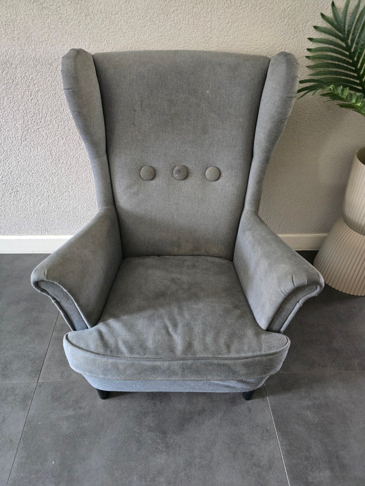 ikea strandmon grijze kinder fauteuil, Kinderen en Baby's, Kinderkamer | Tafels en Stoelen, Ophalen, Gebruikt, Stoel(en)