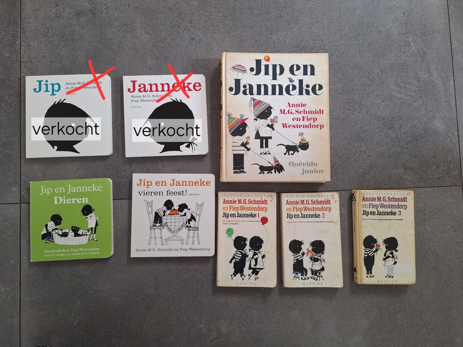 Jip en Janneke boeken kinderboeken Annie M.G. Schmidt, Boeken, Ophalen of Verzenden, Gelezen, Annie M.G. Schmidt, 3 tot 4 jaar
