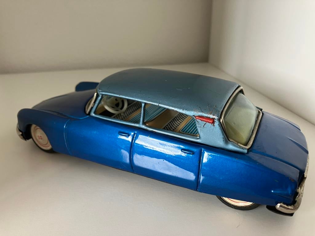 Citroen DS Bandai antieke vintage blikken speelgoed, Antiek en Kunst, Antiek | Speelgoed, Verzenden