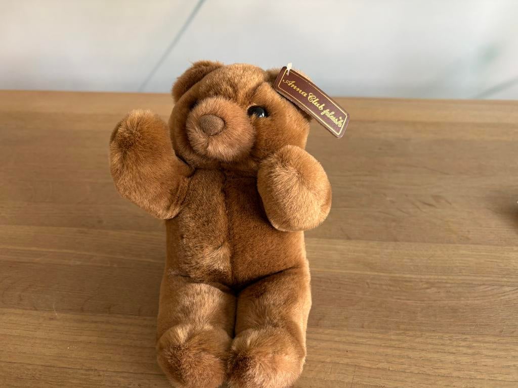 Prachtige vintage Anna Club Plush teddybeer, Kinderen en Baby's, Speelgoed | Knuffels en Pluche, Overige karakters, Beer, Nieuw
