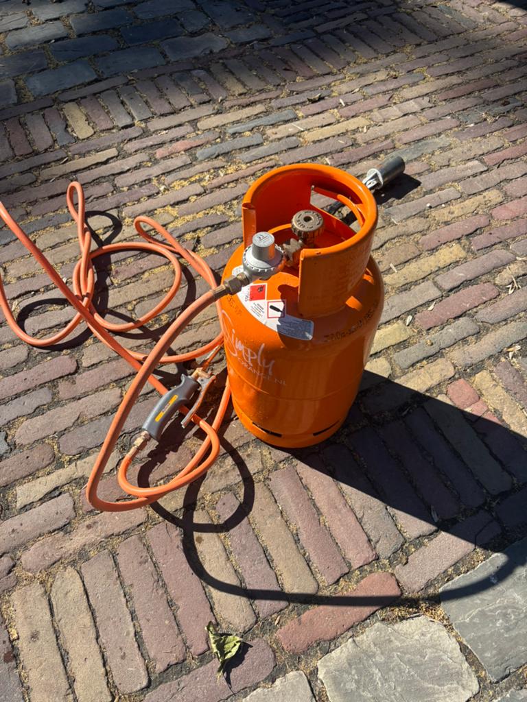 Gasbrander onkruidbrander Hozelock, Tuin en Terras, Ophalen of Verzenden, Gebruikt