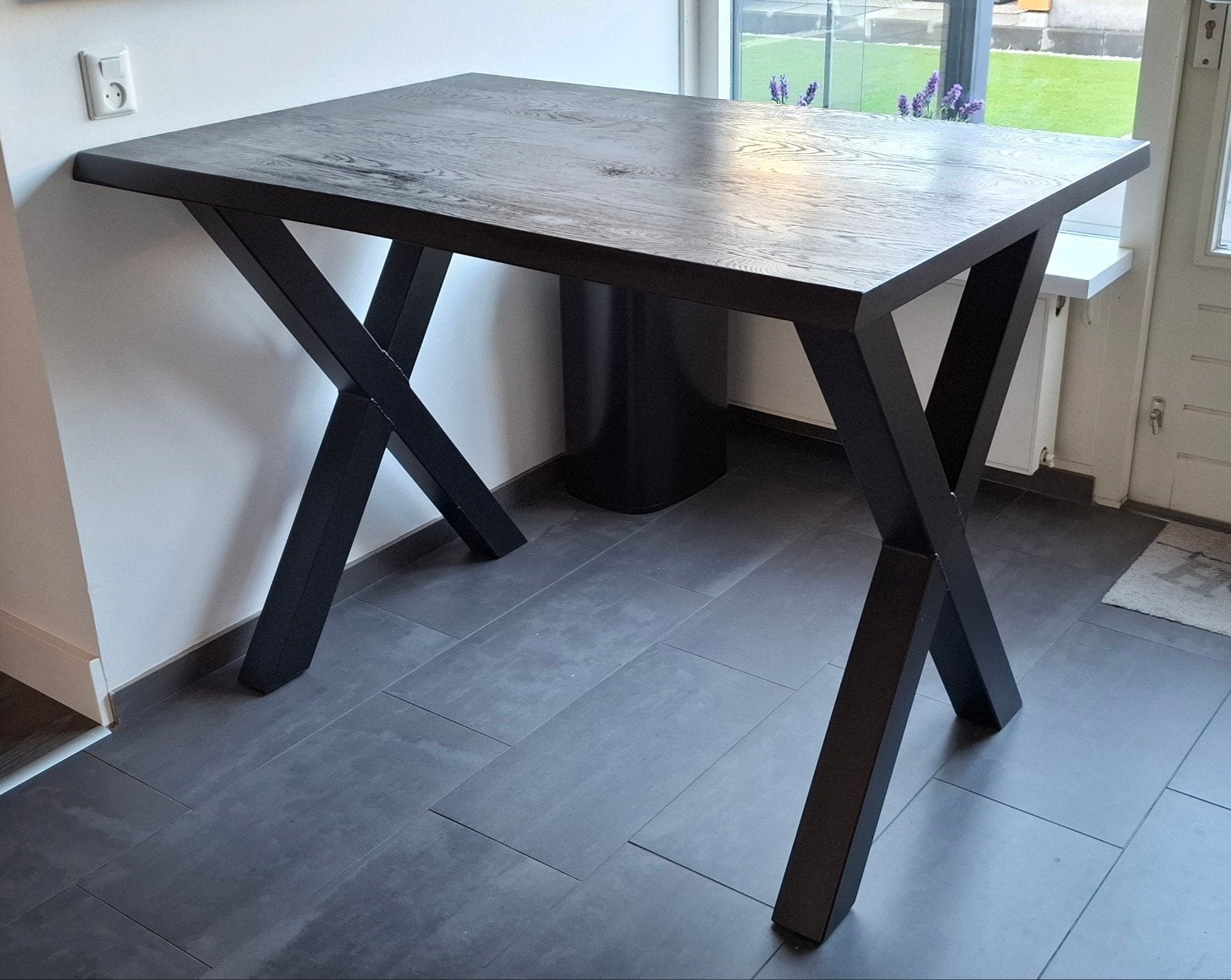 Industriële bar/eettafel, Ophalen, Rechthoekig, 100 tot 150 cm, 50 tot 100 cm
