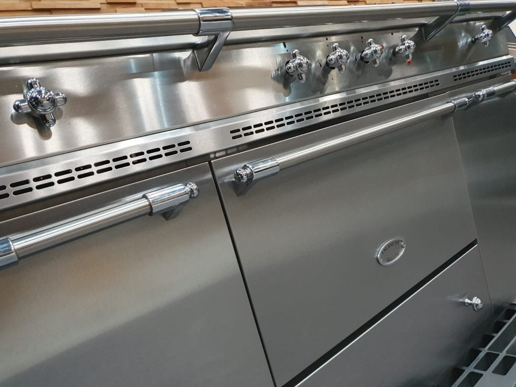 Luxe Lacanche Fornuis 150cm rvs Coupe de Feu Grill, Niet ingevuld, 60 cm of meer, Niet ingevuld, Ophalen of Verzenden