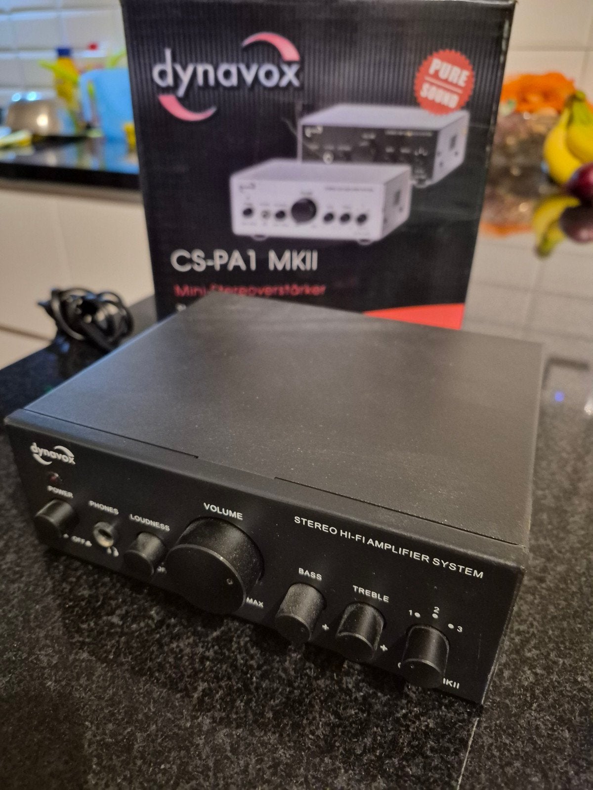 Dynavox versterker klein maar groots geluid !, Ophalen of Verzenden, 120 watt of meer, Overige merken