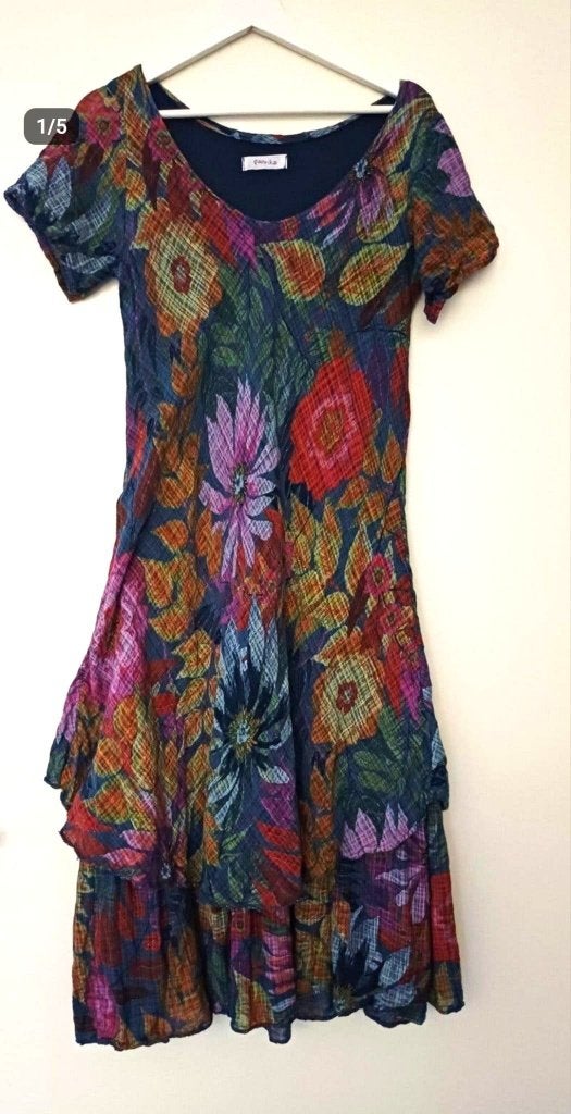 Paprika luchtige zomerjurk maat 42/44, Kleding | Dames, Jurken, Meerkleurig, Maat 42/44 (L), Ophalen of Verzenden, Paprika
