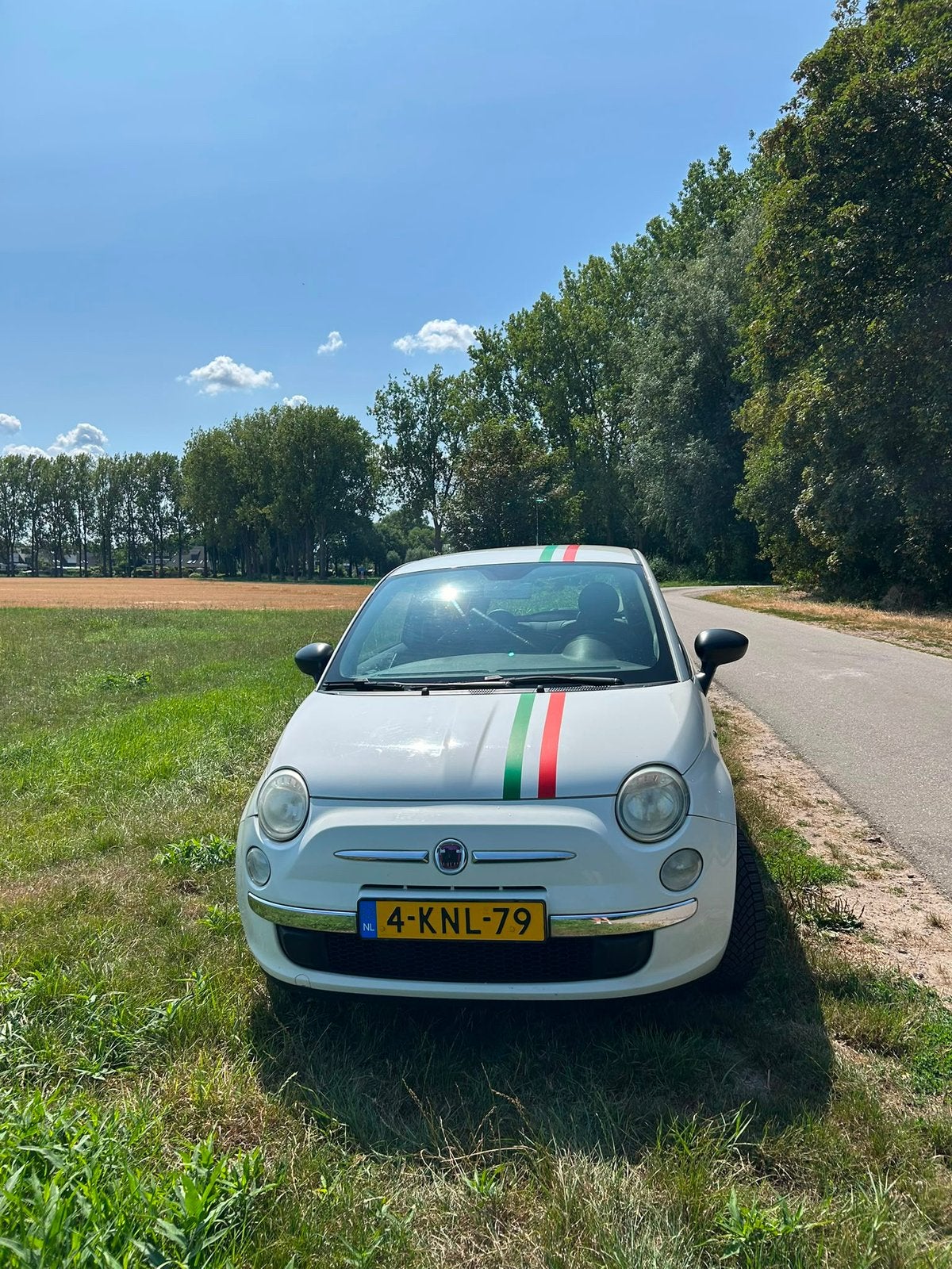 Fiat 500 1.2 C 2008 Wit, Voorwielaandrijving, 1242 cc, 4 cilinders, 840 kg