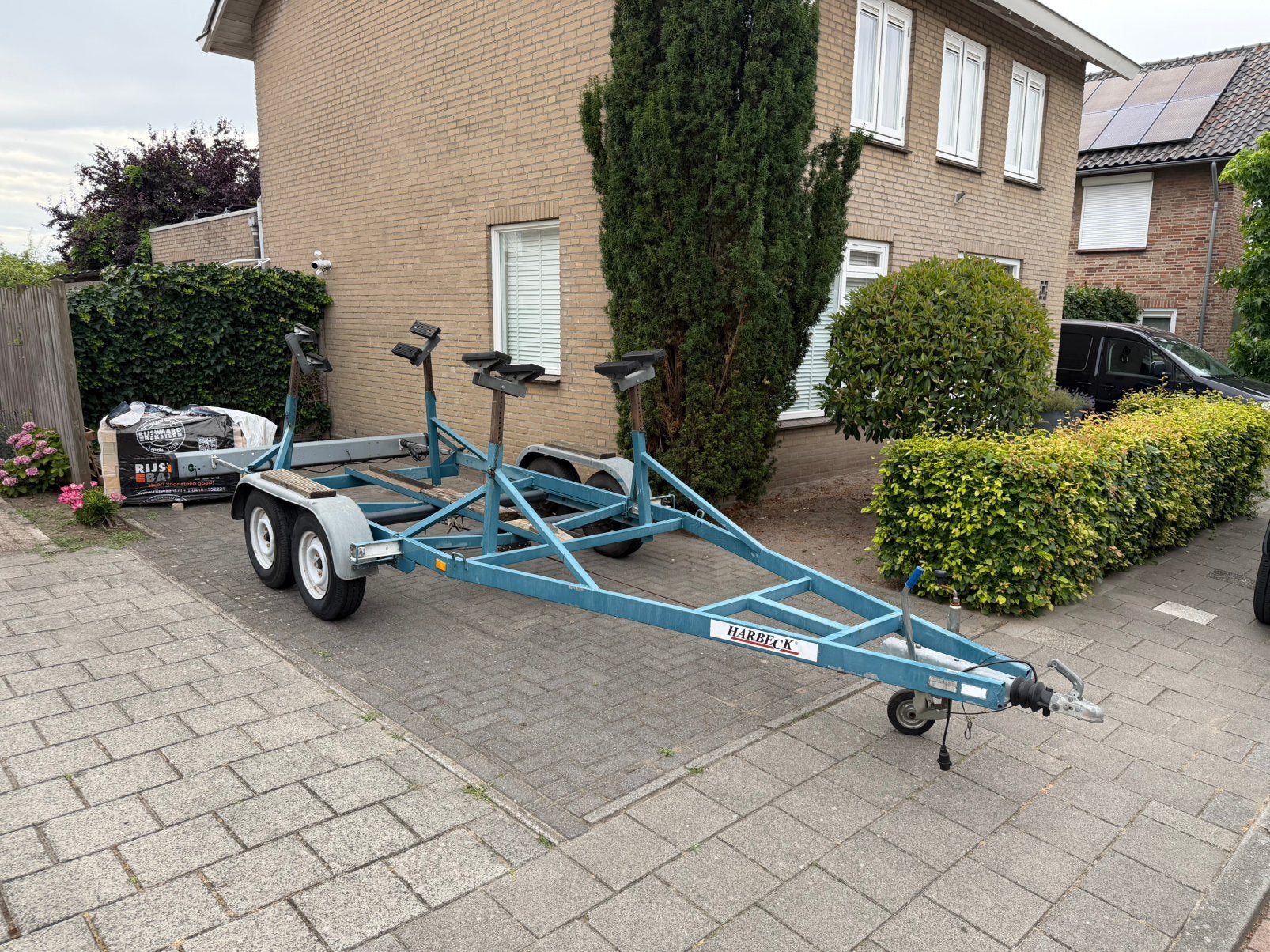 Zeilboot trailer Harbeck BT2000M, Ophalen, Gebruikt, 1500 tot 3000 kg, 6 tot 9 meter