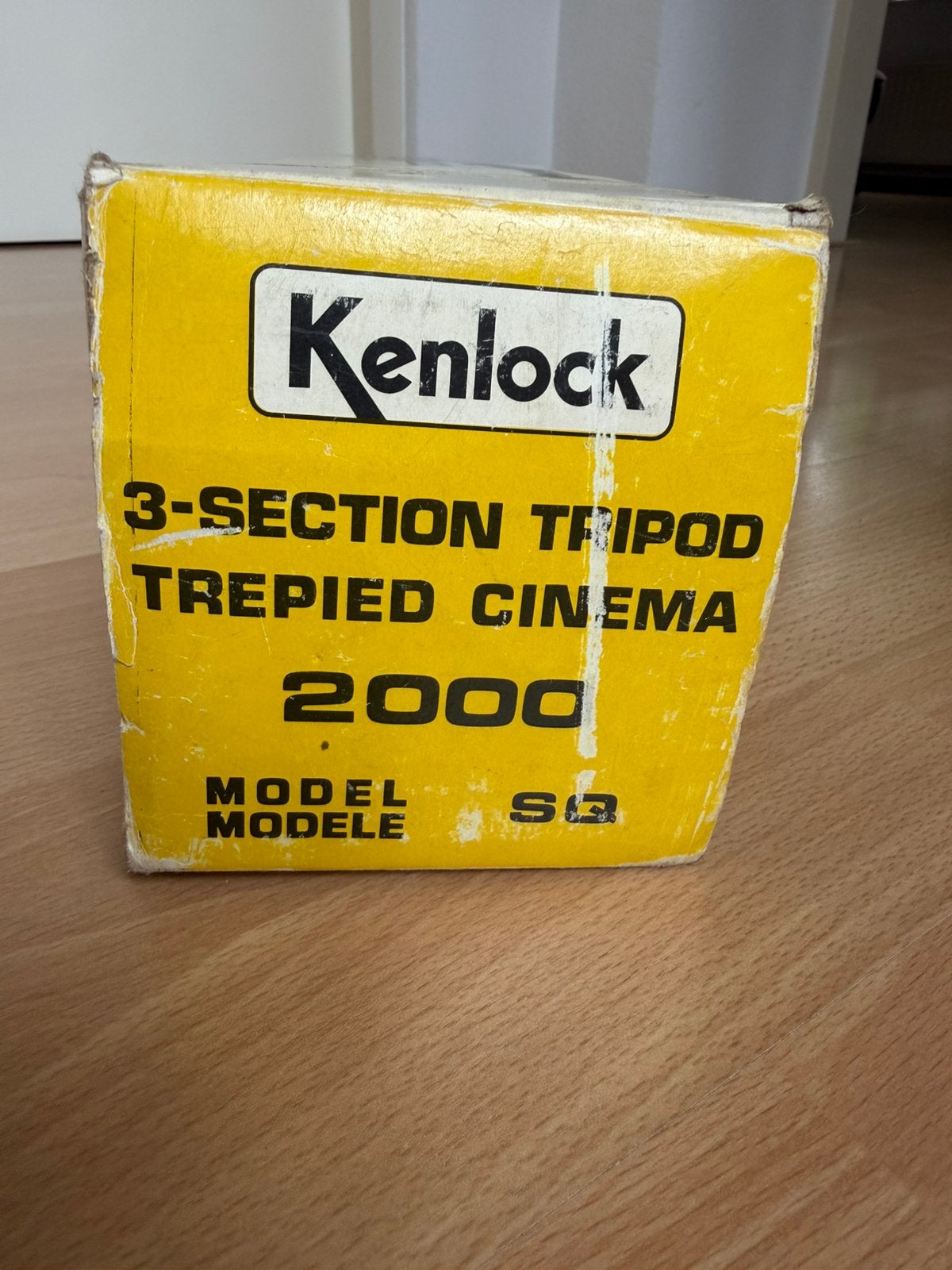 Kenlock 3-Section Tripod Trepied Cinema 2000 Statief, Gebruikt, 150 tot 175 cm, Met balhoofd, Ophalen of Verzenden