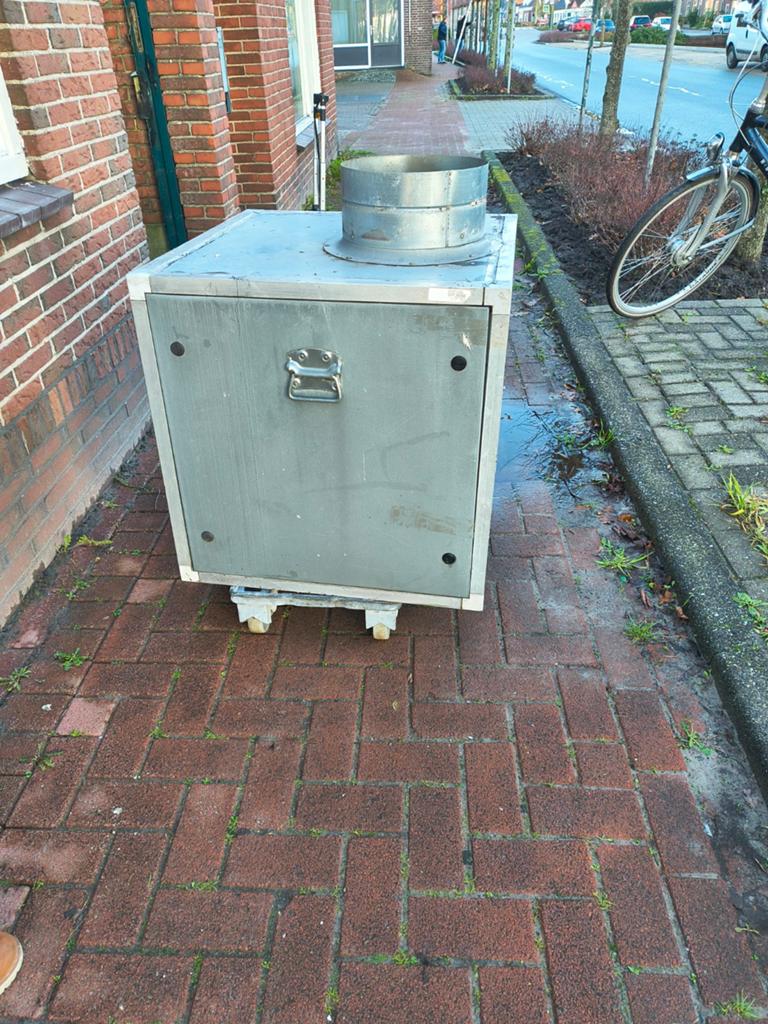 Afzuigkap motor met buizen - Krachtige ventilatie, Gebruikt, Overige typen, 800 m³ per uur of meer, Ophalen of Verzenden