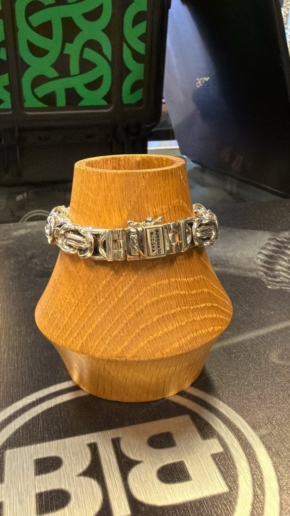 BUDDHA TO BUDDHA ARMBAND TYPE 828 E DAVID 19 CM € 489,00, Ophalen of Verzenden, Nieuw, Zilver, Zilver