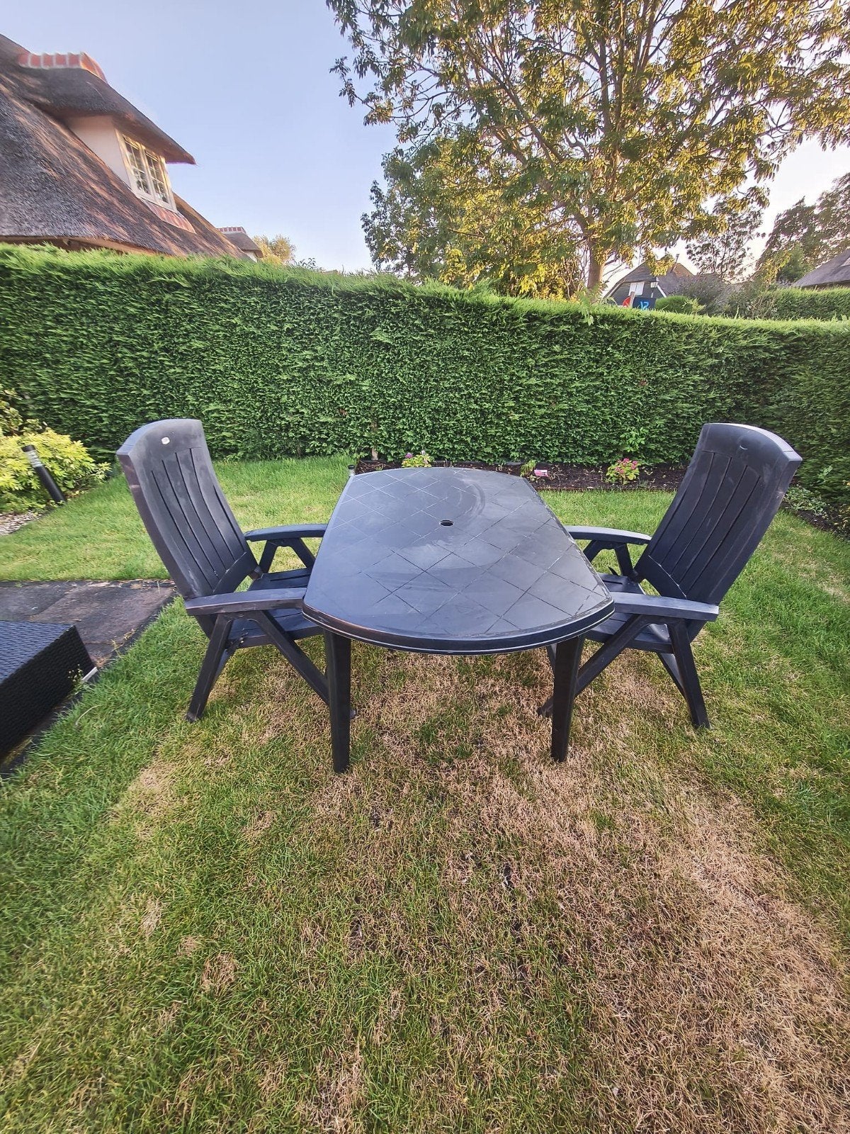 Tuinset, Ophalen