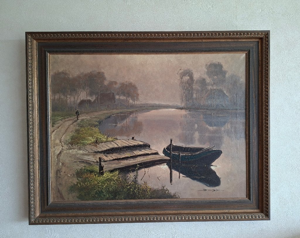 schilderij Jos van Dijk, Ophalen