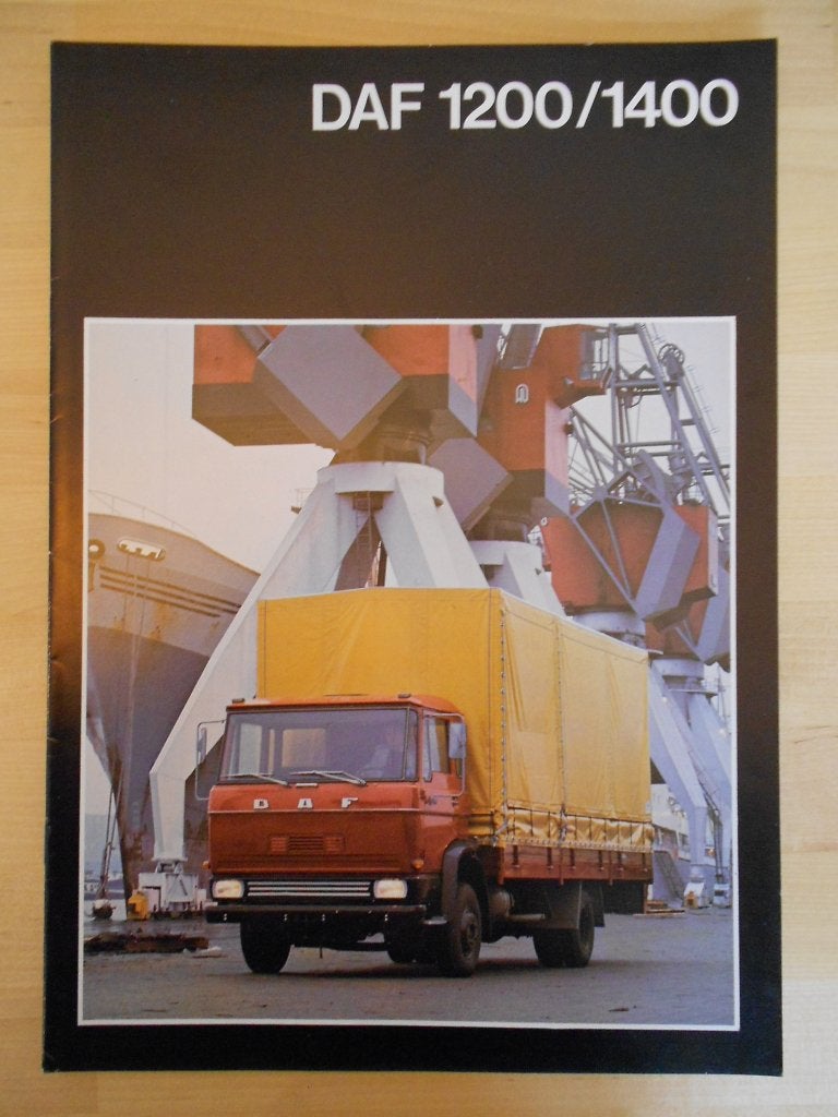 DAF 1200 / 1400 Brochure 1977, Ophalen of Verzenden, Zo goed als nieuw, Overige merken, DAF
