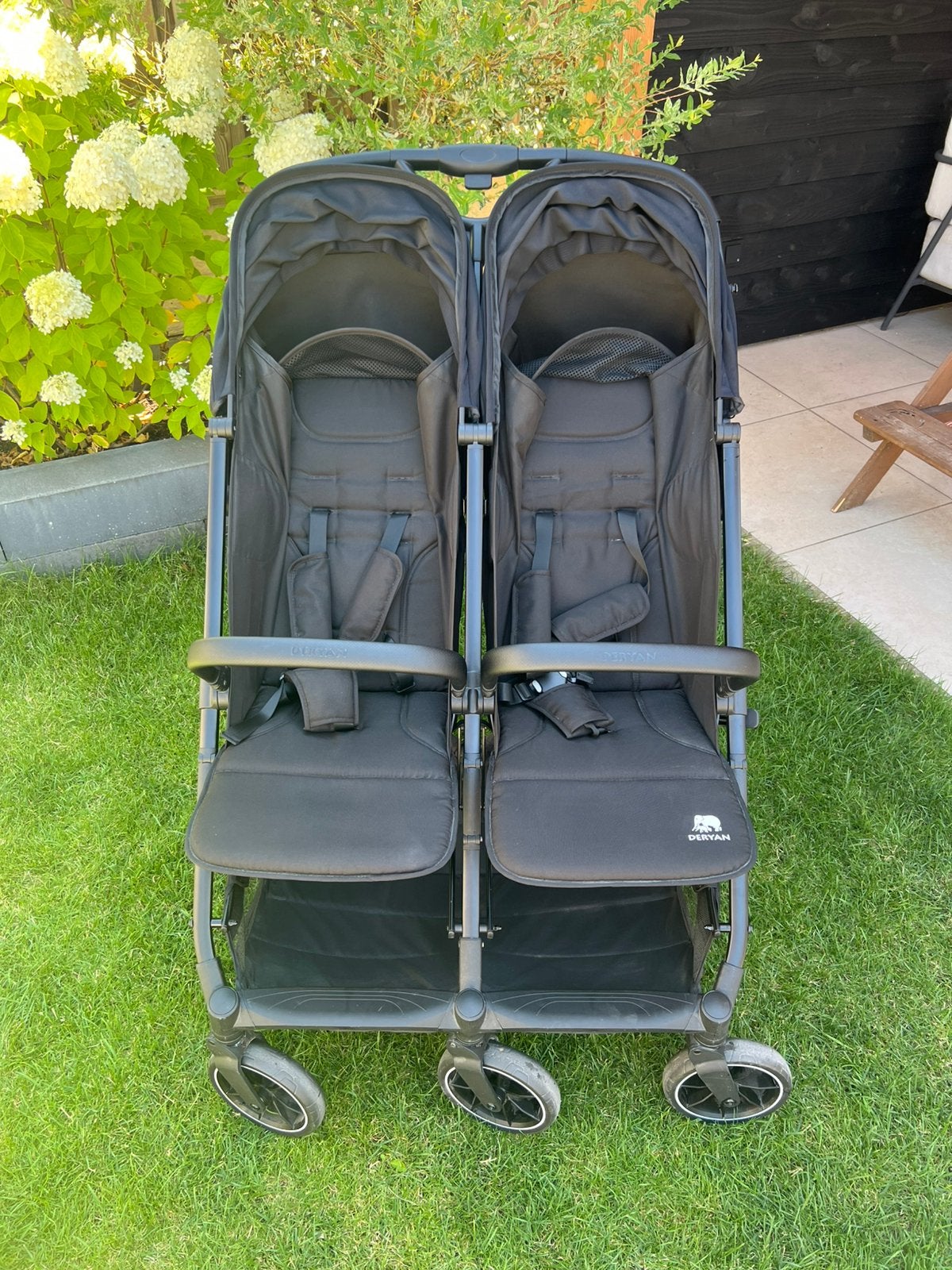 Duo buggy Deryan Rolo X2 XL - zo goed als nieuw, Ophalen, Zo goed als nieuw, Overige merken