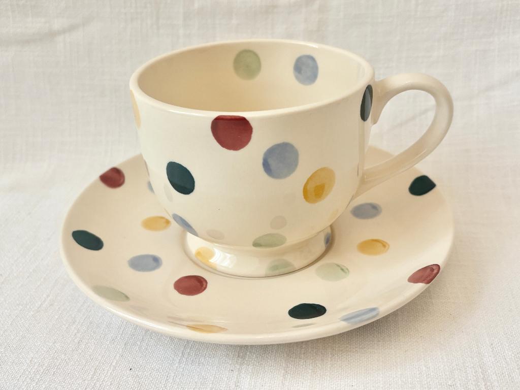 Emma Bridgewater - Polka Dot, Huis en Inrichting, Keuken | Servies, Verzenden, Zo goed als nieuw, Overige stijlen, Kop(pen) en/of Schotel(s)