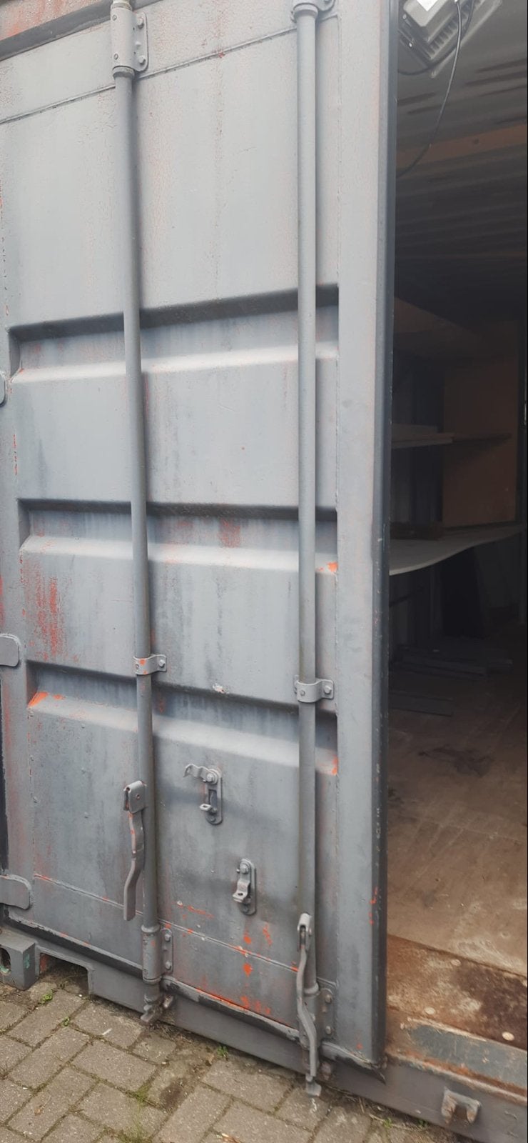 Opslagcontainer, Ophalen