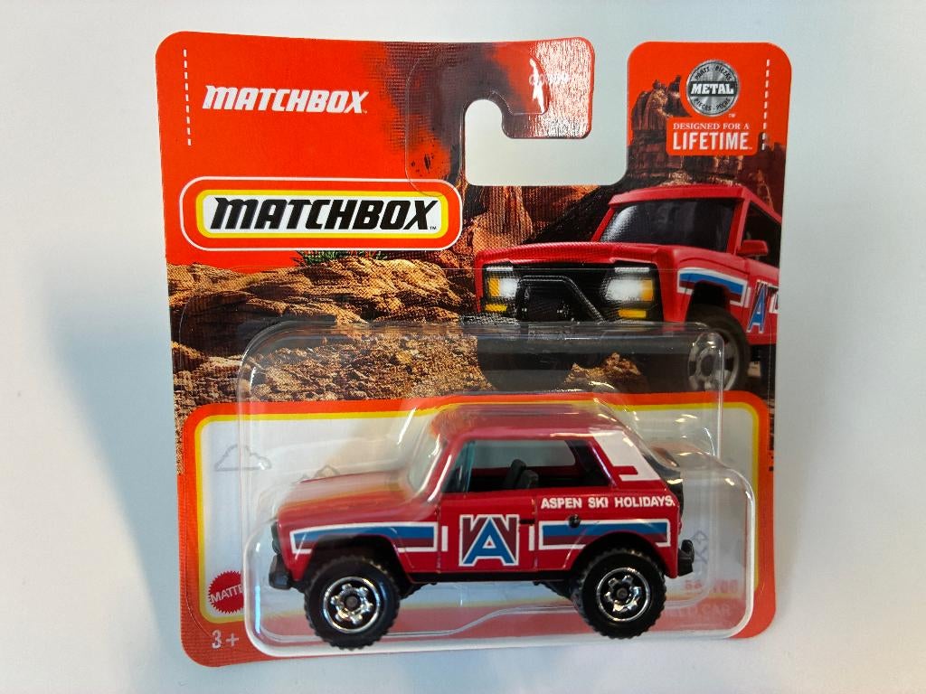 89768: MBX Field Car - Aspen Ski Holidays - Matchbox, Nieuw, Ophalen of Verzenden, Gondel 1, 1186MJ Amstelveen, Service.nl@mattel.com