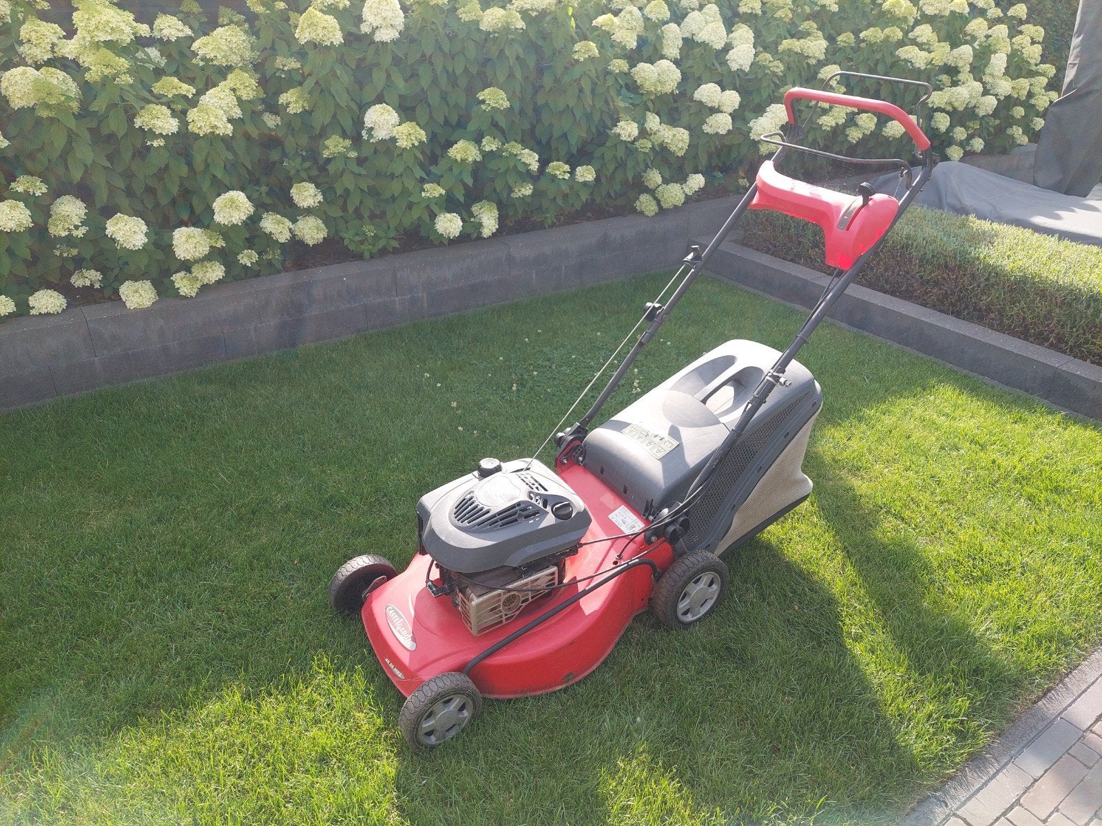 Grasmaaier op benzine! Start altijd!, Ophalen, Gebruikt