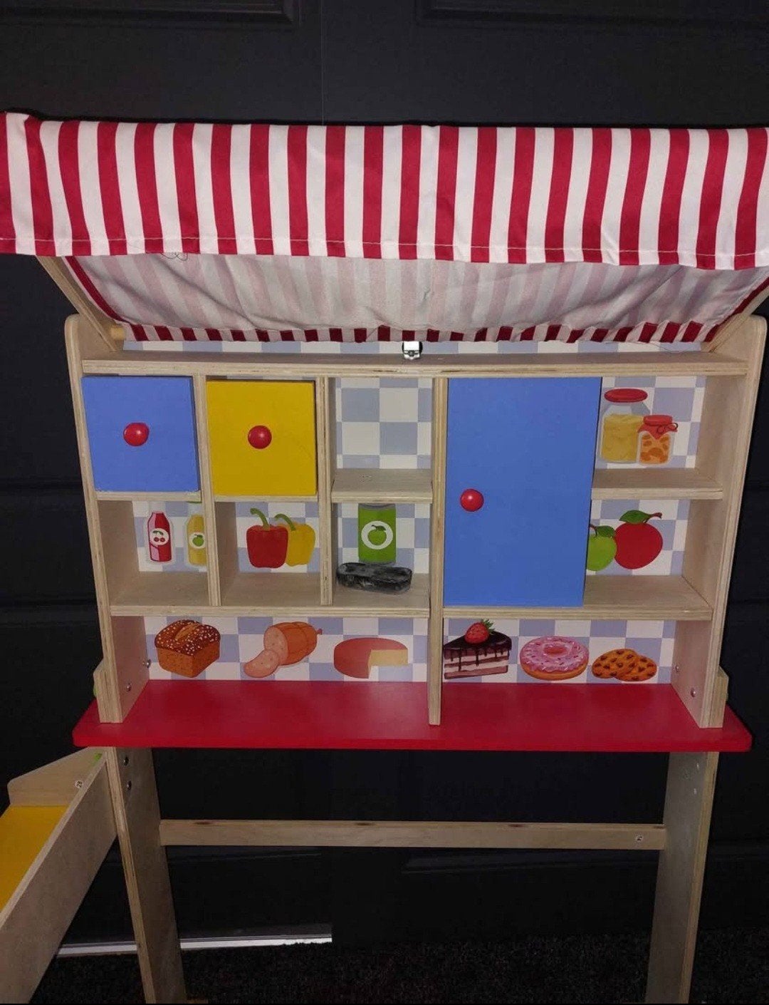 Houten Speelgoedwinkel / Marktkraam voor Kinderen, Ophalen, Gebruikt