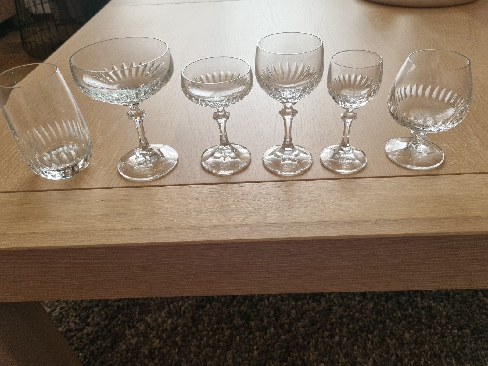 36-delig kristallen glasservies vintage Schott Zwiesel, Antiek en Kunst, Antiek | Glas en Kristal, Ophalen