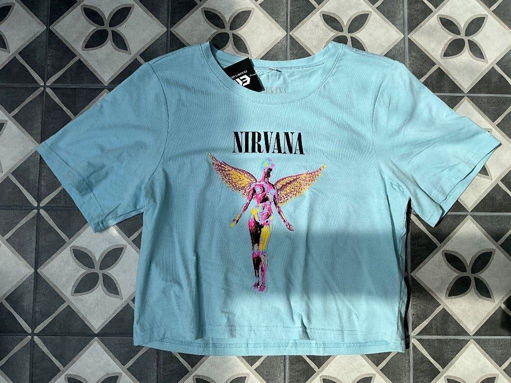 "In utero" T-shirt blauw van Nirvana Maat XL, Nieuw, Kleding, REGINA, EMMEN